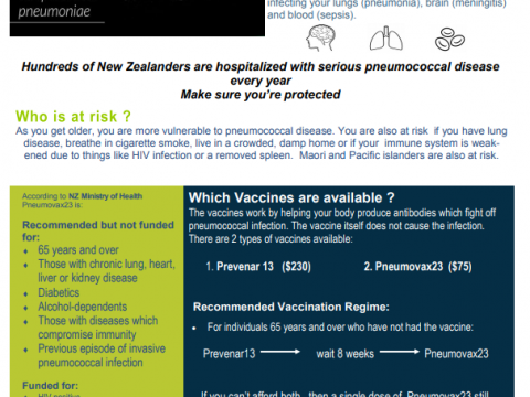 Pneumococcal Vaccine for Adults